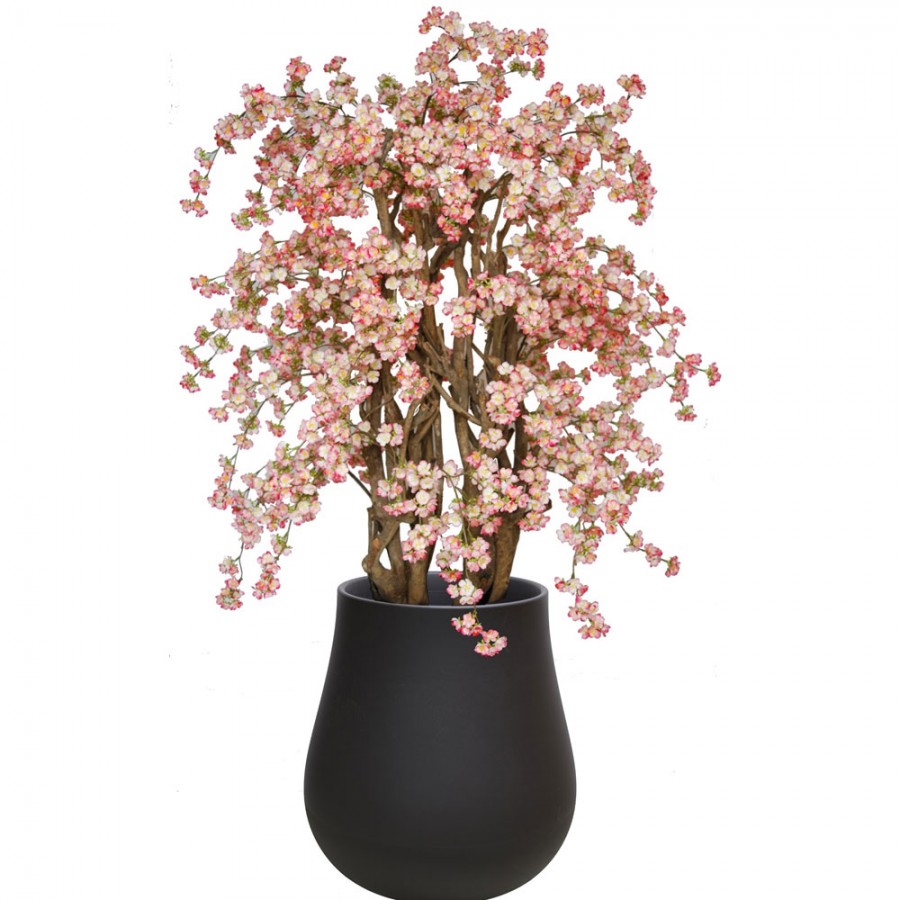 Planta semi-artificiala Ila, Cherry Wild Lux Light Pink  - 235 cm